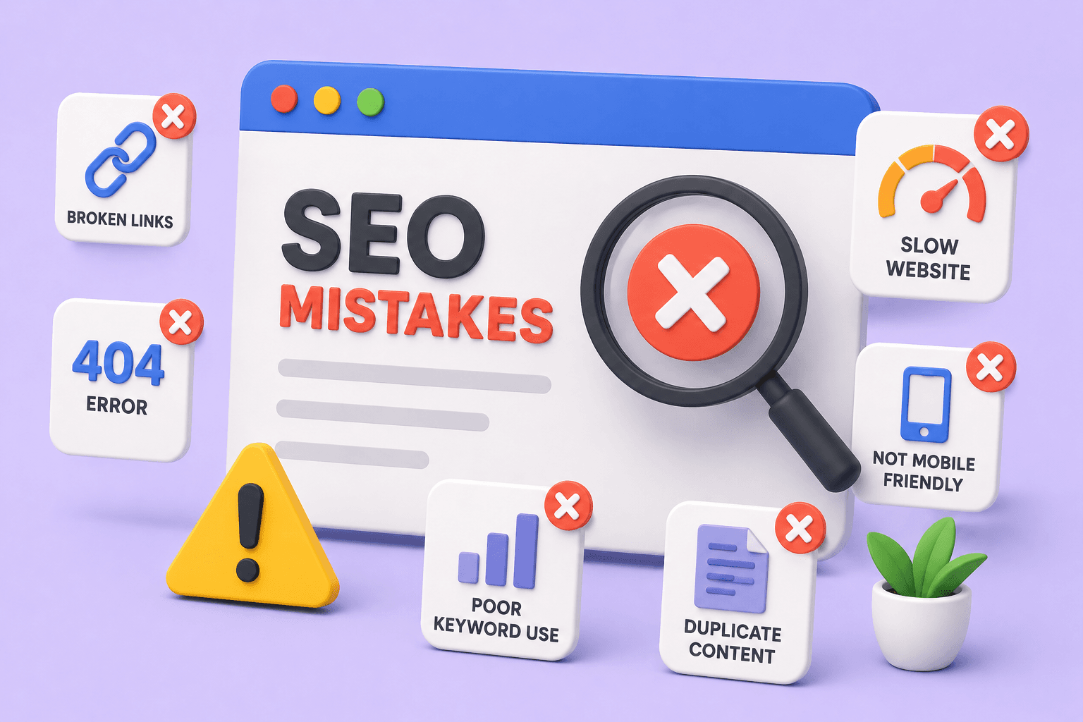 10 erreurs SEO courantes (et comment les corriger)